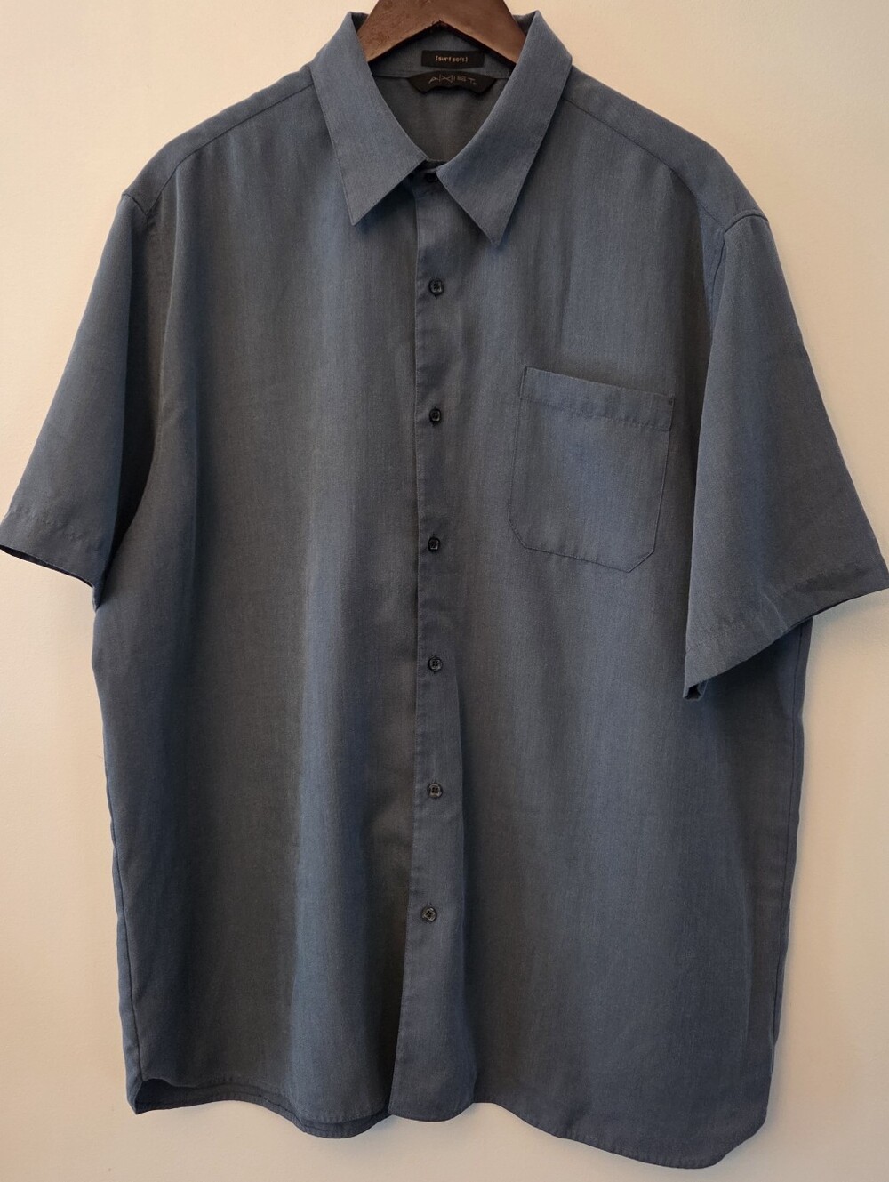 Axist Men's Surf Soft Collared Button-Up Short Sleeve Shirt Size XXL